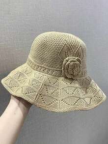 2026 Women's Foldable Straw Sun Hat - UPF 50+ Sun Protection, Summer Beach Essential, 4 Colors Available, Lightweight And Fashionable, Suitable For Outdoor, Park And Travel - Multicolor - View 13