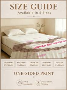 1pc Customized Photo Blanket, Personalized Bed Blanket, Customizable Name And Photo, Best Blanket, Comfortable Blanket, Family Gift, Birthday Gift, Anniversary Gift, Christmas Gift, Personalized Gift, Holiday Gift, Gift For Family, Warm Gift For Baby - Style 1 - View 7