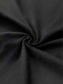 Camisetas gráficas, ropa para niños, camisetas para hombre, playeras de mujer. Camiseta casual de manga corta con cuello redondo para mujer, con elegante estampado de rosas con pedrería, top - Negro - Ver 3
