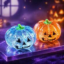 BEERUS Juguete antiestrés de apretar de calabaza de Halloween estilo europeo y americano nuevo, de malta con rebote lento, para aliviar el estrés y desahogarse - Multicolor - Ver 1
