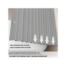 Shower Curtain Liners - Dark Gray - View 8