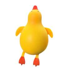 1PC Cute Yellow Duck Squishy Stress Relief Toy, Soft Slow Rising Cartoon Animal Squeeze Fidget Toy, Sensory Squeeze Toy For Toddlers, Classroom Reward, Kids Birthday Party Favor, Novelty Stress Vent Play Gift For Boys Girls - Multicolor - View 8