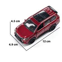 1/36 LX570 Die-Cast Car Model, Alloy Metal Off-Road SUV Toy Car, Opening Doors, Suitable As Collectible Gift For Adult Car Enthusiasts - Multicolor - View 6