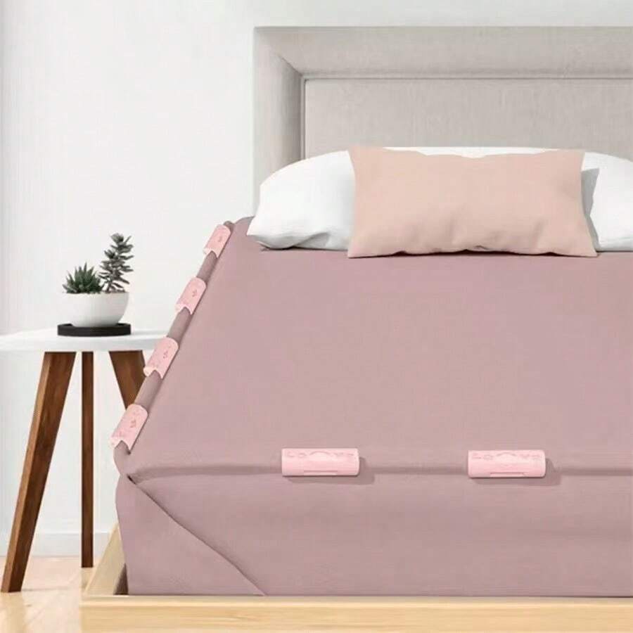 8/16pcs Bed Sheet And Quilt Fixing Device, Adjustable Buckle, Effectively Preventing Bed Sheet Sliding, Corner Fixing Device, Home Needle Free Bed Cover Clip, Quilt And Quilt Cover Buckle,