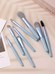 High Quality 8pcs Portable Makeup Brush Set, Soft Bristle Brushes For Concealer Powder Eyeshadow, Cosmetic Tools,Brush Set,Makeup Brush Kit,Make Up Brush Set,Make Up Set Complete,Makeup Brush Set,Complete Makeup Kit,Brush Kit,Brushes Makeup Set,Makeup Gift Set,Set,Giveaways,Professional Makeup Brushes,Complete Makeup Set - Multicolor - View 15