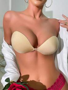 Bra Tak Terlihat 3/2/1-Pack - Dapat Dicuci, Tanpa Tali, Penutup Puting Tak Terlihat dengan Penutup Depan - Bra Tanpa Tali Tanpa Punggung untuk Wanita - Aksesori Pakaian Dalam Pernikahan - MultiWarna - View 9