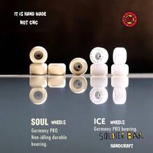 Fingerboards Parts Component (PRO Sixth Generation) Handmade Wheels (Non+Big Trucks 34mm(Silvery White Truck) (Wheels) - Ice Wheels - View 2