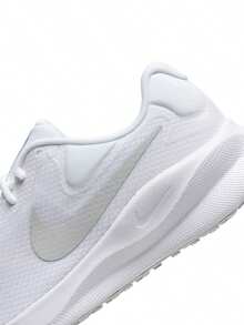 Men's Running Shoes 2026 New REVOLUTION 7 Cushioned Lightweight Breathable Road Running Shoes FB2207-100 - White - View 6