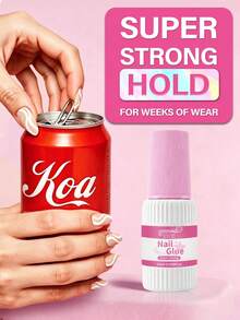 GELPOLISH Super Strong Nail Glue 6pcs/Set 10ml Bottle Quick Dry Waterproof Long Lasting Nail Adhesive Suitable For Fake Nails - 10ml - View 9