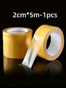1 Roll Strong Fabric Adhesive Tape, No Cutting Needed Multi-Function Non-Damaging Hem Modification Tape, Suitable For Fabric Clothing No-Sew Self-Adhesive Fixing Patch - Multicolor - View 13