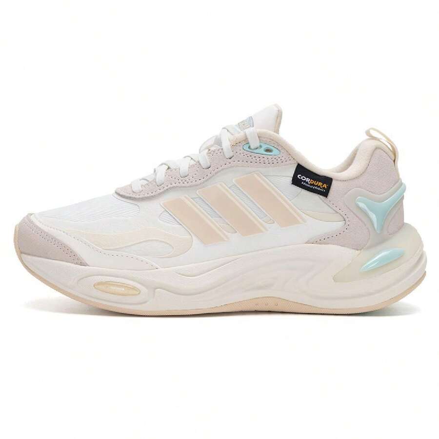 Adidas Half Size Up Autumn/Winter CLIMAWARM Women's Low-Top Athletic Casual Running Shoes IH0474 - Milky White/light Khaki/light Blue - View 1