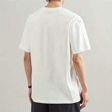 T-shirt con stampa di teschi e ossa incrociate, stile horror dark punk streetwear. - Bianco - Visualizzare 2