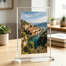 1/2pcs T-Shaped Acrylic Display Stand, Suitable For Home, Office, Retail Store, Restaurant, Wedding And Back To School Season Menu, Card And Flyer Display, Transparent Acrylic Display Stand, Blank Acrylic Sign - Multiple Specifications - View 2