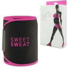 Sweat Ab Trainer For Women & Men - Waist Trainer Belt For High Intensity Training & Gym Workouts, 5 Adjustable Sizes, Black/Pink - Pink - View 9