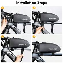 NEWBOLER 2L Bicycle Top Tube Bag Bicycle Frame Bag Bike Tool Bag For MTB Road Bike Bike Bag Cycling Accessories - Multicolor - View 11