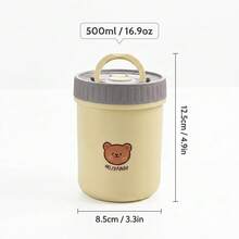 Microwaveable For Hot Food, 304 Stainless Steel Food With Handle, Leakproof Insulated Food Storage Containers, Double Wall Detachable Thermal Lunch Box, Stackable Warm Food Container For School Student, Insulated Bowl With Scale - Multicolor - View 18