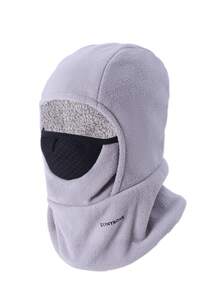 Masker Balaclava Bulu Domba Unisex, Masker Wajah Musim Dingin Hangat Tahan Angin, Masker Wajah Jaring Bernapas, Cocok untuk Mengendarai Sepeda Motor, Bersepeda, Snowboarding, Berburu, dan Perlengkapan Cuaca Dingin - Masker - View 4