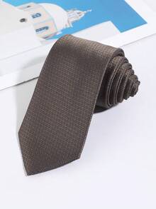1PC Men's Fashion Solid Color Hand-Tied Necktie, Suitable For Daily Wear, Workplace, Party, Formal Suit Matching - Multicolor - View 12