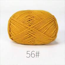 EDCUEBE7 1件/約50g 混色手工鉤針毛線套組，柔軟舒適的編織毛線，多用途適用於鉤針錢包、衣物、地毯及其他手工項目，非常適合DIY情人節禮物，製作錢包、手提包等（隨機包裝） - 單色 - 查看 52