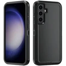 Casing Ponsel Pelindung Tugas Berat 3-in-1 [Tahan Guncangan][Tahan Jatuh][Anti Selip] Casing Ponsel Pelindung Multi-Lapisan Memberikan Perlindungan Kuat untuk Perangkat Seluler Anda - Hitam - View 53