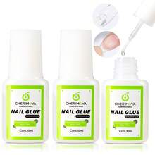 Pegamento para Tips de Uñas con Pincel 10ML CHERIMOYA - 3 piezas - Ver 2