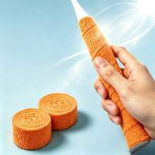 2/5/10 buah Pita Pegangan Handuk Katun Murni Sobek Tangan 1,5m, Untuk Raket Bulu Tangkis/Tenis - Lembut, Menyerap Keringat, Peredam Guncangan, Pelindung Pegangan dengan Lapisan Anti Keringat, Cocok untuk Pegangan Raket, Peningkatan Performa - MultiWarna - View 20
