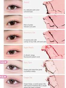 HOLIKA HOLIKA My Favorite Eyeshadow 40 超亮粉色，輕盈暈染，細緻粉質，持久顯色，手指塗抹，隨時隨地補妝，韓系彩妝，韓國化妝品，1.8g/0.06oz - 40 SUPER PINK - 查看 5
