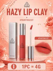 3CE HAZY LIP CLAY#PAINTINGCOT 4g，絲滑不拔乾，顯色可疊加，黃皮白皮都適配 - #PAINTINGCOT - 查看 12