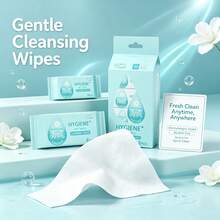 Mini Portable Non-Woven Wet Wipes, Suitable For Daily Item Hygiene Cleaning, Suitable For Body Part Cleaning, 8 Pieces Per Pack, Also Suitable As Gifts For Holidays And Gatherings - Multicolor - View 1
