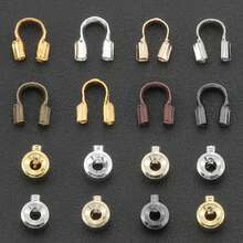 20pcs/40pcs 2D Flat DIY Connector Ring Set With U-Shaped Buckle And High-Pressure Pot Positioning Buckle, Random Mixed Colors, Suitable For DIY Jewelry Making, Bracelets, Necklaces, Anklets Accessories, U-Shaped Positioning Wire Tube, Clamp Wire Bag Buckle, Finishing Clip Buckle, Chain End Connector, Beaded Accessories, Bag Pendant, Jewelry Accessories, Handmade Craft Materials - U-shaped Buckle & Positioning Buckle - View 10