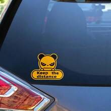 Reflective Stickers For Cars Keep The Distance Sticker Weather Proof Car Stickers Waterproof Panda Stickers For Trucks - A - View 2