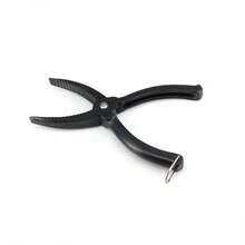 1 Piece Of Fishing Equipment, Fish Control Pliers, Fish Control Device, High-Strength Plastic, Light And Rust Resistant, Easy To Use, And Convenient To Clamp Fish Pliers - Black - View 2