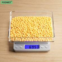 0.01g 高精度迷你智能电子秤，不锈钢珠宝食品重量秤，便携式家用烘焙测量工具，LED 背光多单位可切换，多功能精准厨房秤（不含电池） - 銀色 - 查看 6