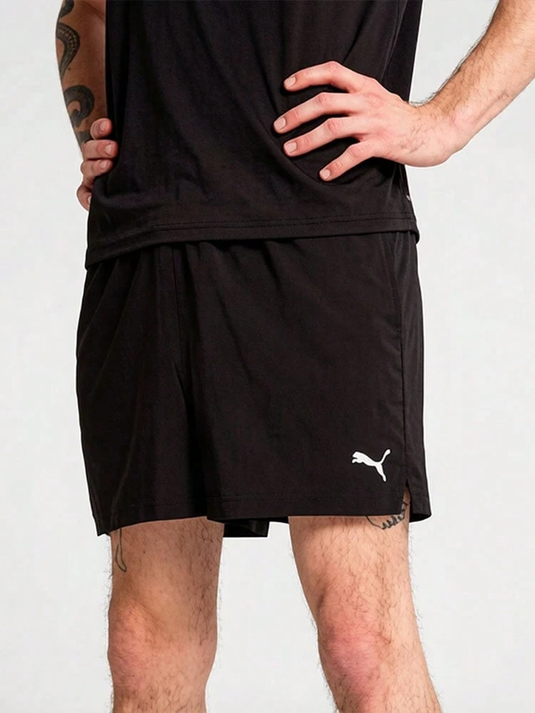 PUMA Essentials TAD Men's Comfortable Breathable Soft Bermuda Casual Shorts - Black - View 1