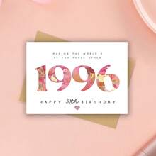 30歲生日卡片，給她的卡片，給女兒、孫女、姪女、姊妹、教女、朋友的30歲生日卡片 - 多色 - 查看 8