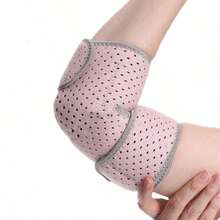 Adjustable Compression Elbow Support, Breathable Mesh Fabric With Dual Straps And Closure Design, Suitable For Gym And Daily Use. - Multicolor - View 6