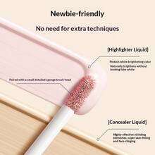 THE SAEM 3-Piece Concealer Set, Light Beige #01 + #1.5 + Illuminating Liquid, Includes Random Photo Card - Concealer 3-piece Set - View 4