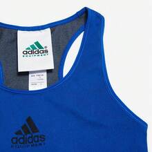 Adidas Sujetador deportivo de espalda de corredor de punto para mujer, ropa interior atlética para fitness, yoga y entrenamiento JN6499 - zafiro - Ver 2