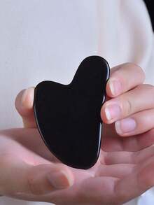 1PC Black Facial Massage Board, Beauty And Skincare Product, SPA, Self-Care, Skincare Tool, Facial Care, Beauty Therapist Supplies, Massage, Facial Massage Tool - Black - View 6