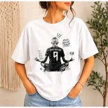 Camiseta vintage de la selección noruega de fútbol de Erling - Blanco - Ver 1
