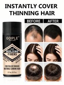 Goiple Hair Fiber Multi-Pack (2 X 27.5g) - Instantly Covers Thin Hair And Hairline, Creates Natural Look, Unisex Hair Fiber - Multicolor - View 4