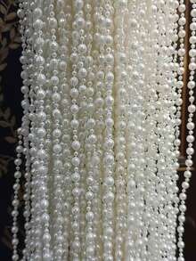 1/3/6pcs Shiny Beaded Decorative Rope, Suitable For Door Curtains, Partition Curtains, Window Sill Decor, Restaurant Decor, Back To School, Birthday Party, Holiday Party, Wedding And Holiday Gifts - Multicolor - View 3