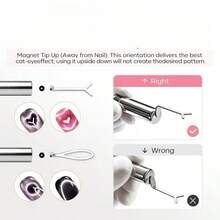 3Pcs Multi Function Shimmer Nail Styling Kit, For Heart Hollow Wide Light Nail Patterns - Multicolor - View 6