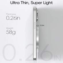 磁吸快充套裝 20W USB C 壁式充電器 + 15W 磁吸無線充電器 Type C 接口 超強磁吸吸附 相容 iPhone 17 Pro Max/17 Pro/17/16/15 手機 便攜式快速無線充電 - 查看 7