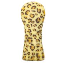 1 pezzo Copri testa per driver, fairway wood e ibrido da golf, design in finta pelliccia leopardata, materiale in peluche imbottito e antipolvere, regalo ideale per festival, accessori da golf pratici, scelta regalo perfetta - Multicolore - Visualizzare 5