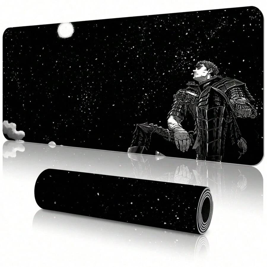 Anime Starry Sky Extra Large Mouse Pad, Gaming Desk Mat, Large Keyboard Pad, Washable, Non-Slip Rubber Bottom, Gift Mouse Pad, Desktop Protector, Study Room Mat, Multiple Sizes, Computer Keyboard Pad, Laptop Pad, Office Desk Accessories - Anime Starry Night - View 1