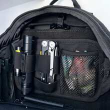 Modular Hook And Loop Panel With Internal Divider Storage Pockets, EDC Tool Organizer Board, Suitable For Backpacks, Vests, Hunting Accessories, Practical Outdoor Tools - Multicolor - View 5