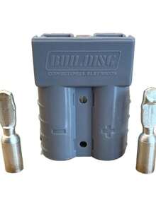 10 Conector Bateria 50a 600v Empilhadeira Estacionária Trail - Visão 1