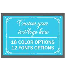 2D Flat - [Custom] Personalized Metal Decorative Plaque - Galvanized Steel Material, For Decoration, 30X20Cm Custom Material, Text And Slogan Wall Decor, Suitable For Installation On Walls, Rooms, Doors, Patios - Multicolor - View 16
