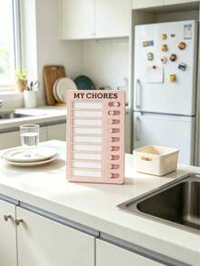 لوحة قائمة مهام MY CHORES المنزلقة، لوحة ملاحظات بلاستيكية قابلة للفصل، لوحة قائمة مهام DIY مكتوبة بخط اليد، لوحة تسجيل ذاتي الانضباط قابلة لإعادة الاستخدام، لوازم إدارة الوقت على المكتب المنزلي، لوحة قائمة مهام السفر في RV، لوحة تتبع وتذكير الأعمال المنزلية العائلية، مخطط منزلق محمول، لوحة ملاحظات بطاقات قابلة للاستبدال، لوحة تسجيل المهام اليومية، لوحة قائمة مهام المنزل، قائمة مهام خطة السفر، لوحة تذكير المهام على المكتب، لوحة تخطيط الشؤون العائلية، لوحة قائمة مهام الحياة في RV، لوحة ملاحظات كتابة قابلة لإعادة الاستخدام، لوحة إدارة الحياة المنزلية، لوحة تذكير الملاحظات على المكتب - النوع أ - مشاهدة 5